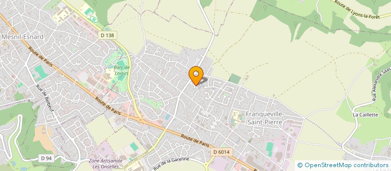 localisation de l'entreprise SCI DU PARC  FRANQUEVILLE-SAINT-PIERRE