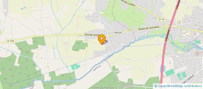 localisation de l'entreprise SCI DU PARC  THURE