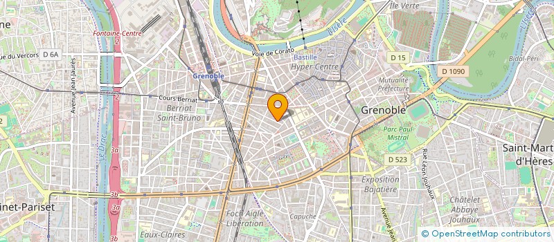 localisation de l'entreprise SCI DU PARC  GRENOBLE