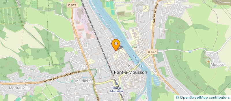 localisation de l'entreprise SCI DU PARC  PONT-A-MOUSSON