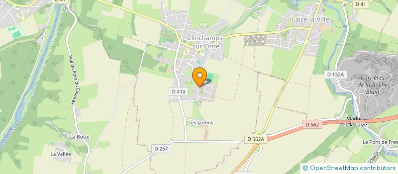 localisation de l'entreprise SCI DU PARC  LAIZE-CLINCHAMPS