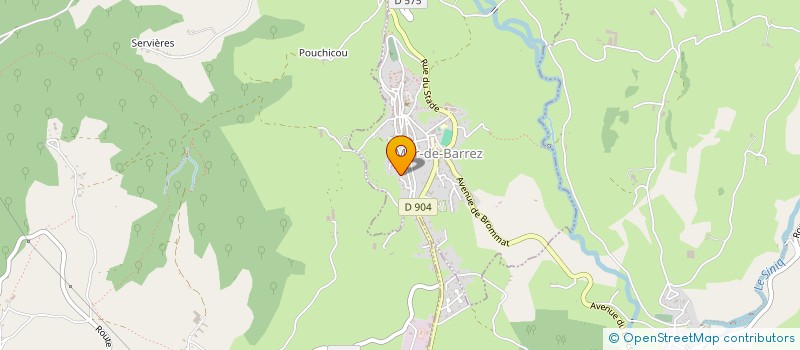 localisation de l'entreprise SCI DU PARC  MUR-DE-BARREZ