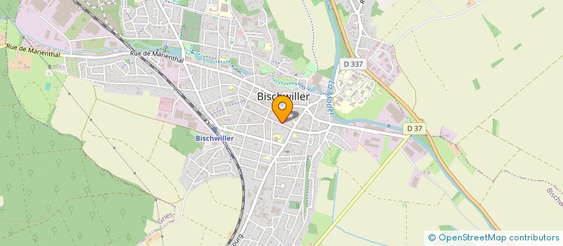 localisation de l'entreprise SCI DU PARC ALSACIEN  BISCHWILLER