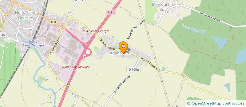 localisation de l'entreprise SCI DU PARC AUBERT  AGENCOURT