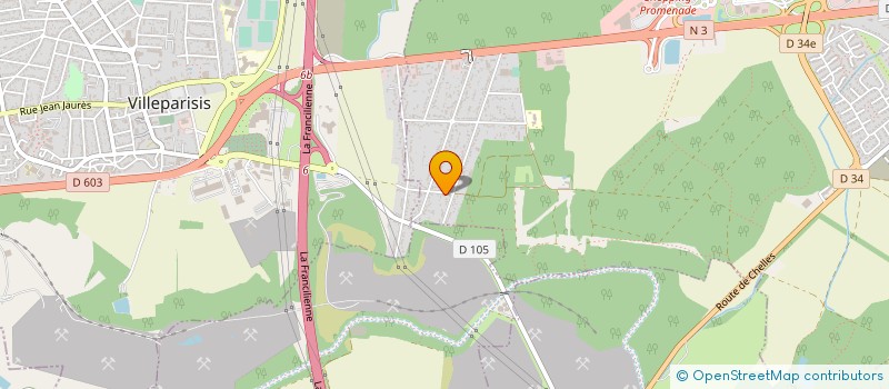 localisation de l'entreprise SCI DU PARC AUX BOEUFS  CLAYE-SOUILLY