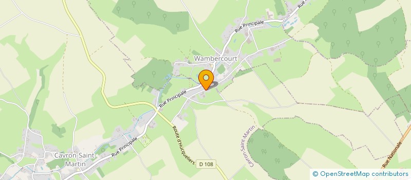 localisation de l'entreprise SCI DU PARC BLEU  CAVRON-SAINT-MARTIN