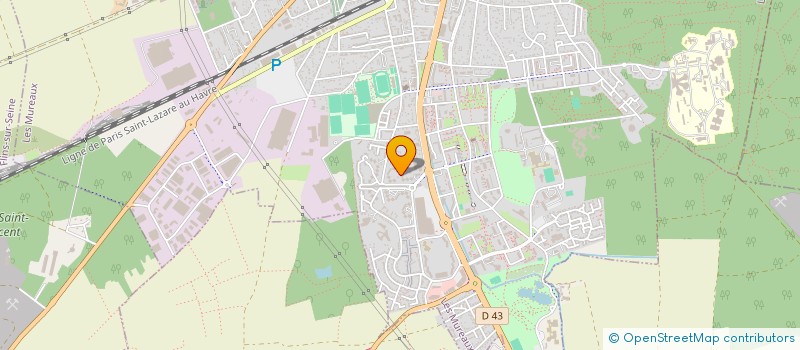 localisation de l'entreprise SCI DU PARC BUGATTI à LES MUREAUX