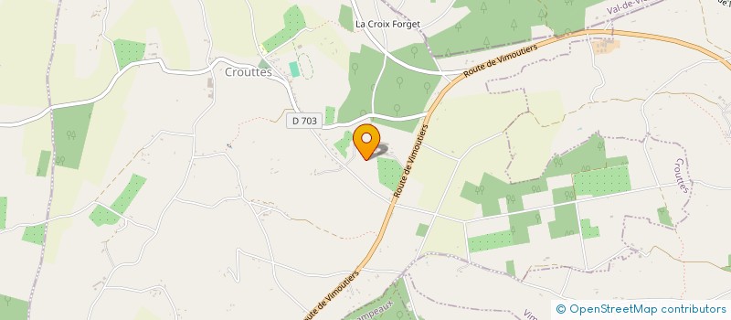 localisation de l'entreprise SCI DU PARC DAMOISEAU à CROUTTES
