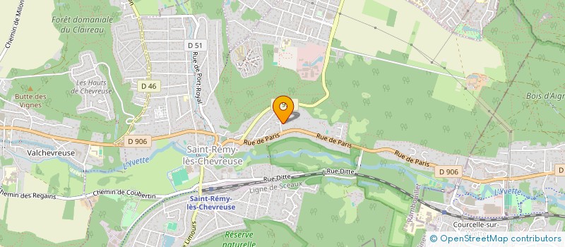 localisation de l'entreprise SCI DU PARC DE CHEVINCOURT  SAINT-REMY-LES-CHEVREUSE