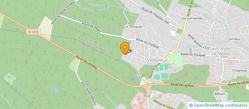 localisation de l'entreprise SCI DU PARC DE LA CONFRERIE  SAINT-AUBIN-DE-MEDOC