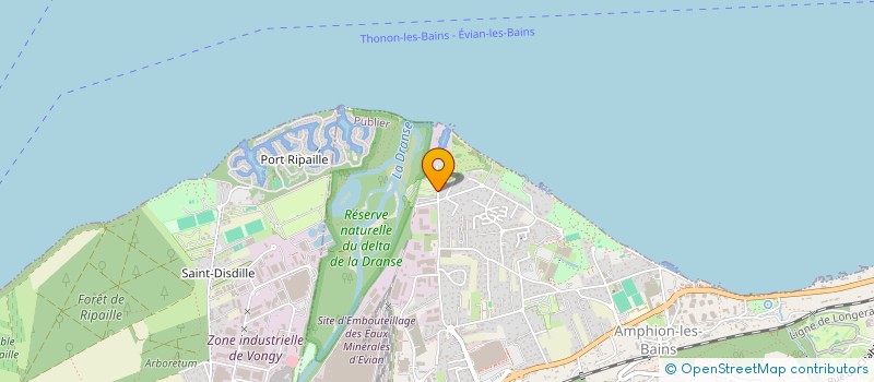 localisation de l'entreprise SCI DU PARC DE LA DRANSE  PUBLIER