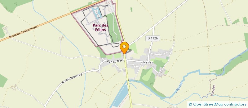 localisation de l'entreprise SCI DU PARC DE LA FORTELLE à LUMIGNY-NESLES-ORMEAUX