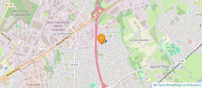 localisation de l'entreprise SCI DU PARC DE LA MADELEINE  SAINTE-LUCE-SUR-LOIRE