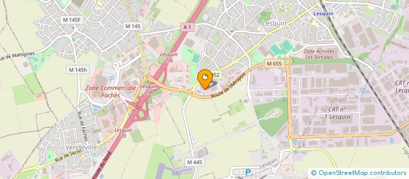 localisation de l'entreprise SCI DU PARC DE LA MOTTE à LESQUIN