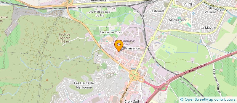 localisation de l'entreprise SCI DU PARC DE LA POMME VERTE à NARBONNE