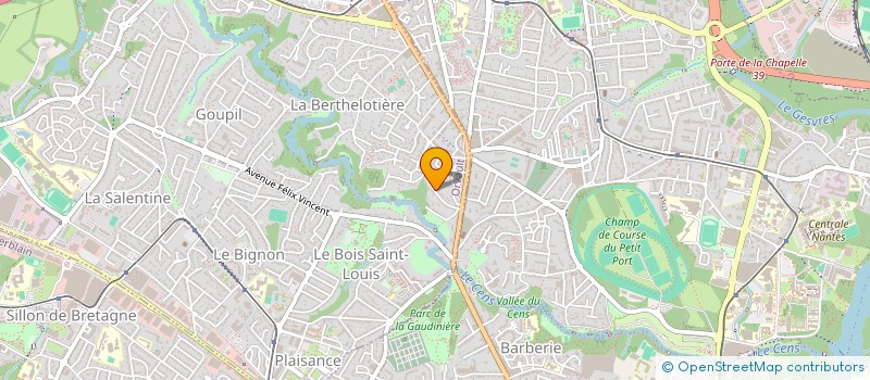 localisation de l'entreprise SCI DU PARC DE LA VALLEE à ORVAULT