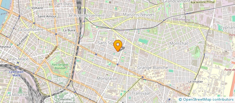 localisation de l'entreprise SCI DU PARC DE MONTFRAY  LYON