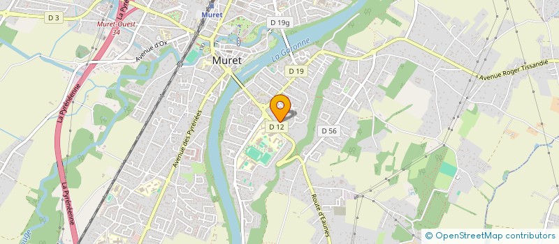 localisation de l'entreprise SCI DU PARC DE PLEIN CIEL  MURET