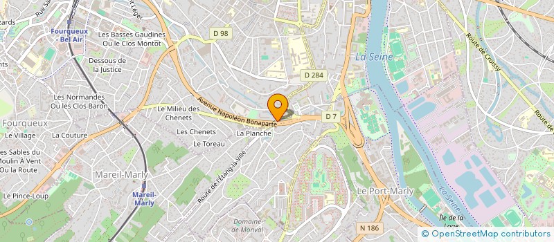 localisation de l'entreprise SCI DU PARC DE SEINE  SAINT-GERMAIN-EN-LAYE