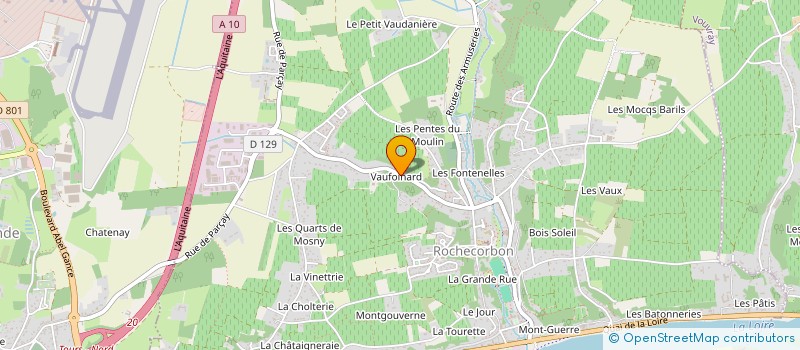 localisation de l'entreprise SCI DU PARC DE VAUFOYNARD à ROCHECORBON