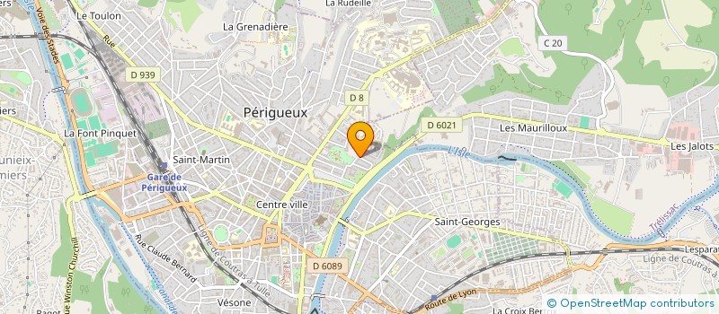 localisation de l'entreprise SCI DU PARC DES CEDRES à PERIGUEUX