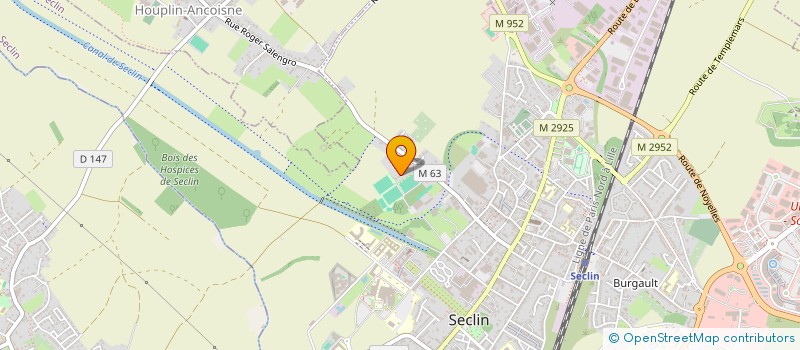 localisation de l'entreprise SCI DU PARC DES CHAUFFOURS  SECLIN