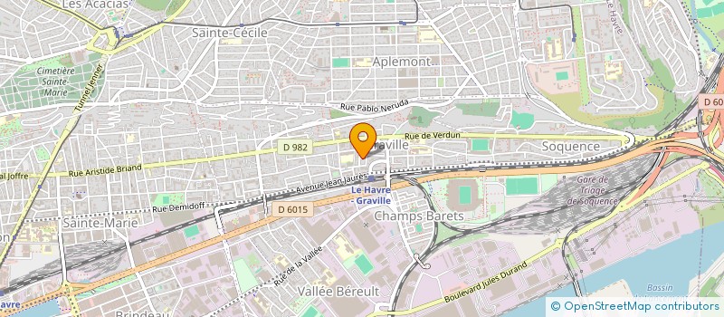 localisation de l'entreprise SCI DU PARC DES JONQUILLES à LE HAVRE