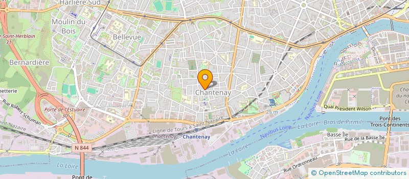 localisation de l'entreprise SCI DU PARC DES LANDES  NANTES