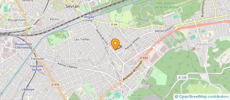 localisation de l'entreprise SCI DU PARC DES SPORTS à LIVRY-GARGAN