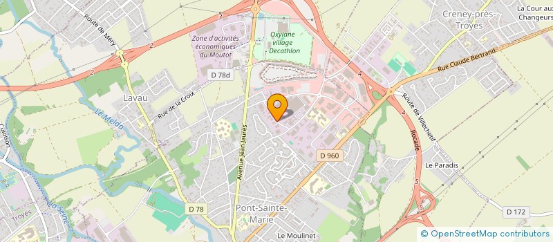 localisation de l'entreprise SCI DU PARC DES TANNERIES  PONT-SAINTE-MARIE