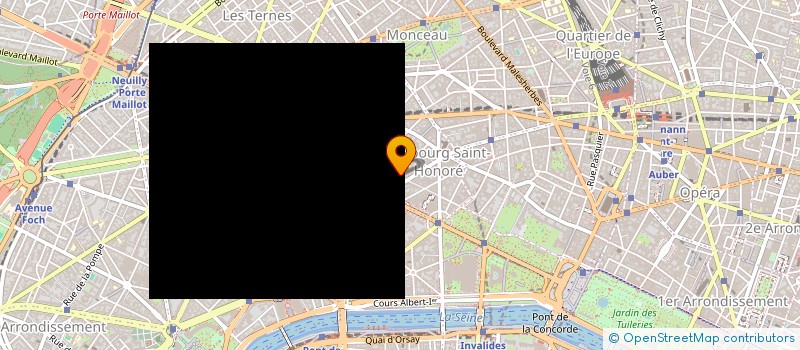 localisation de l'entreprise SCI DU PARC DOSNE BUGEAUD  PARIS