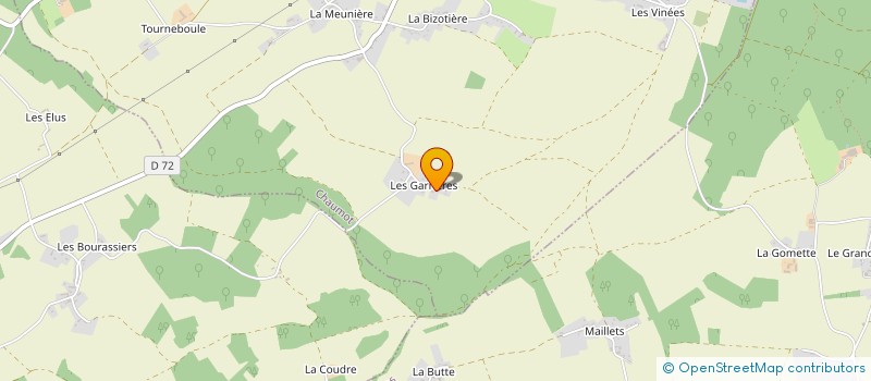 localisation de l'entreprise SCI DU PARC DU FROID à CHAUMOT