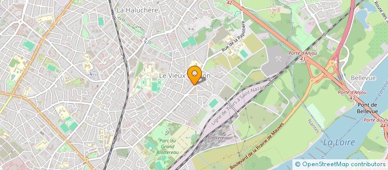 localisation de l'entreprise SCI DU PARC FLORAL à NANTES