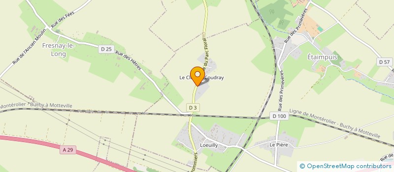 localisation de l'entreprise SCI DU PARC FLORAL  ETAIMPUIS