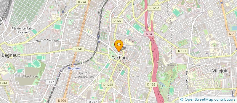 localisation de l'entreprise SCI DU PARC GALLIENI à CACHAN