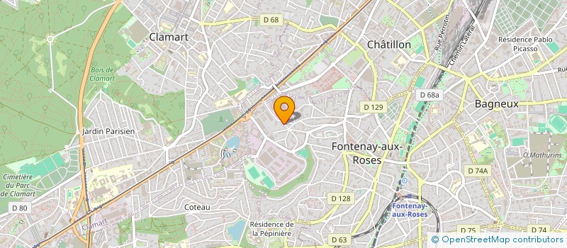 localisation de l'entreprise SCI DU PARC - HOLDING à FONTENAY-AUX-ROSES