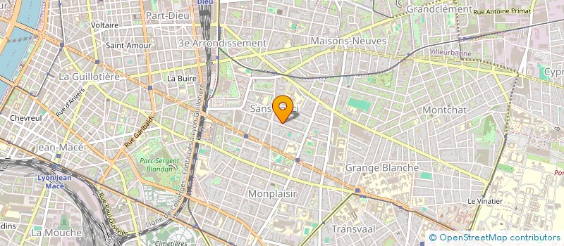 localisation de l'entreprise SCI DU PARC JOLY  LYON