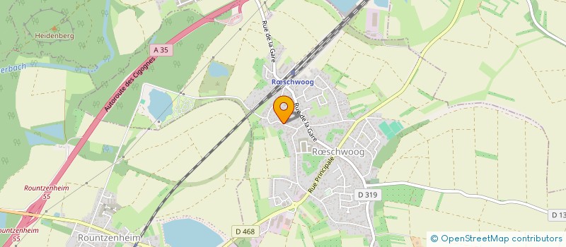 localisation de l'entreprise SCI DU PARC RHENAN  LEUTENHEIM