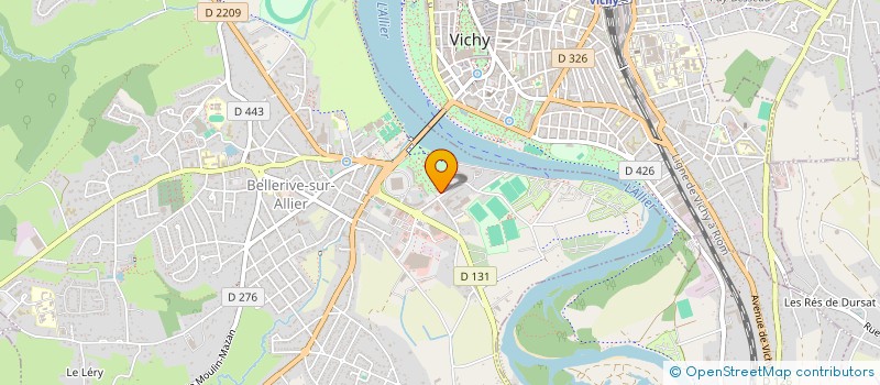 localisation de l'entreprise SCI DU PARC RIVE GAUCHE  BELLERIVE-SUR-ALLIER