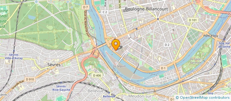 localisation de l'entreprise SCI DU PARC RS à BOULOGNE-BILLANCOURT
