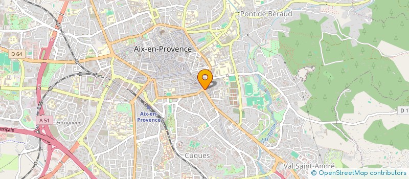 localisation de l'entreprise SCI DU PARC SAINTE VICTOIRE à AIX-EN-PROVENCE