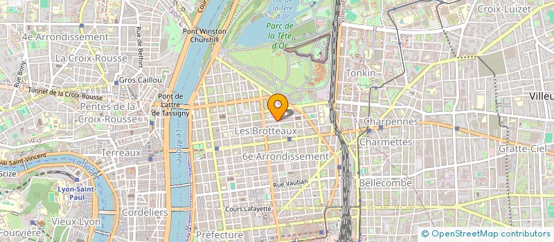 localisation de l'entreprise SCI DU PARC VERGUIN 6  LYON