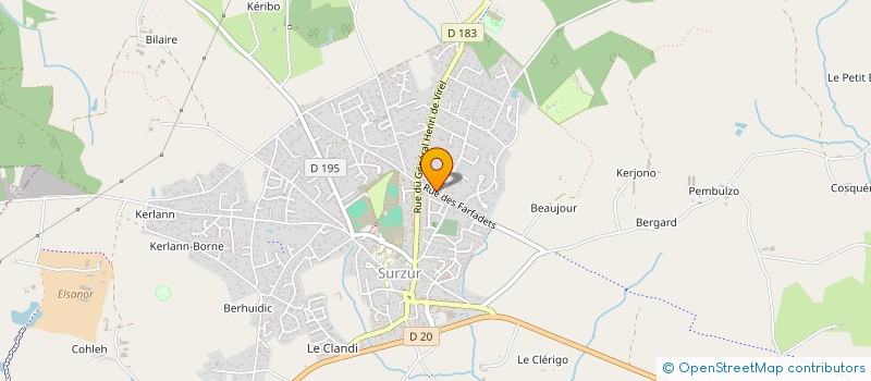 localisation de l'entreprise SCI DU PARCO  SURZUR