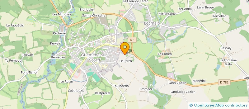 localisation de l'entreprise SCI DU PARCO  LOCMALO