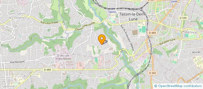 localisation de l'entreprise SCI DU PARDON  TASSIN-LA-DEMI-LUNE