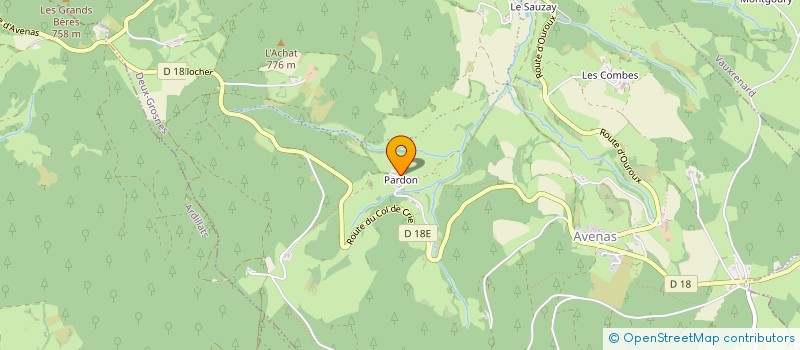 localisation de l'entreprise SCI DU PARDON  DEUX-GROSNES