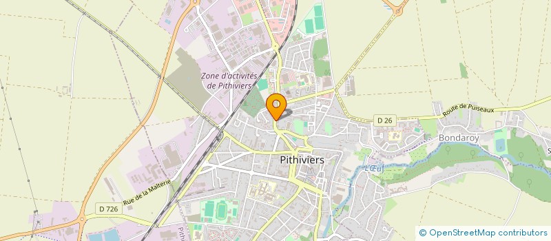 localisation de l'entreprise SCI DU PARFAIT EDIFICE  DADONVILLE