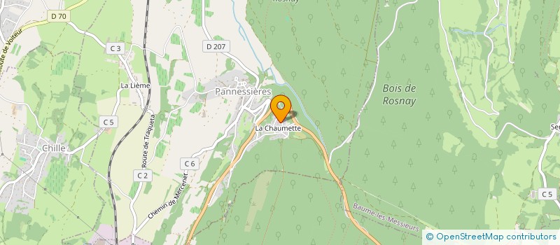 localisation de l'entreprise SCI DU PARI  LONS-LE-SAUNIER