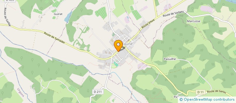 localisation de l'entreprise SCI DU PARIBEN  GEAUNE