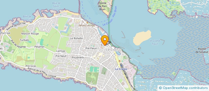 localisation de l'entreprise SCI DU PARIS MONTPARNASSE  LE CROISIC